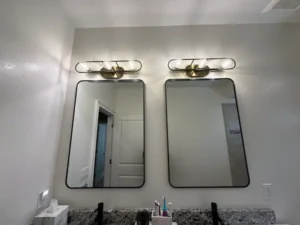 Mirror Installation in Winter Garden