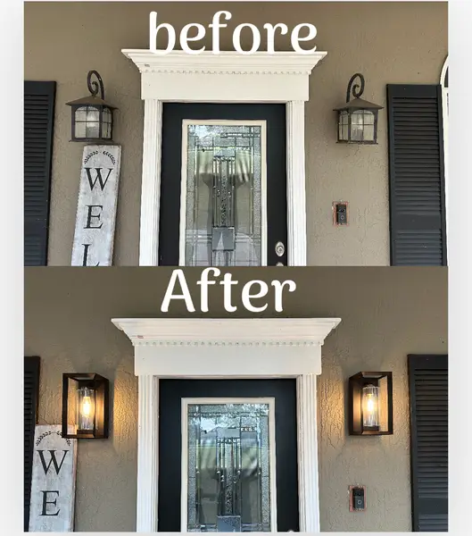 Porch Lighting Upgrade in Clermont