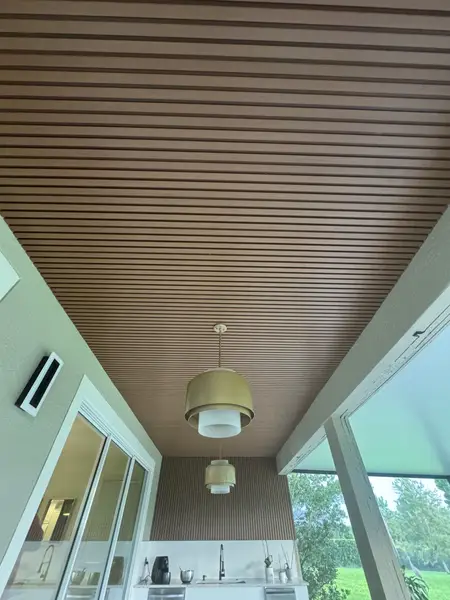 Outdoor Kitchen Ceiling Installation in Winter Garden