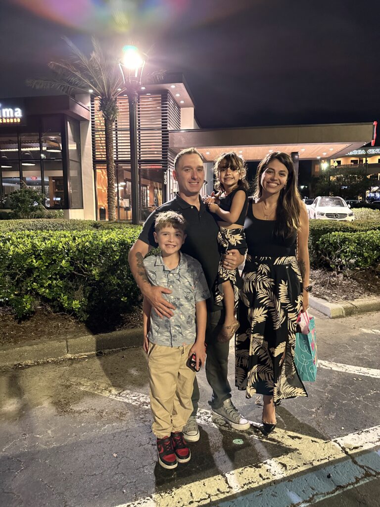 Josh from Red Line Home Improvements with his family in Clermont FL